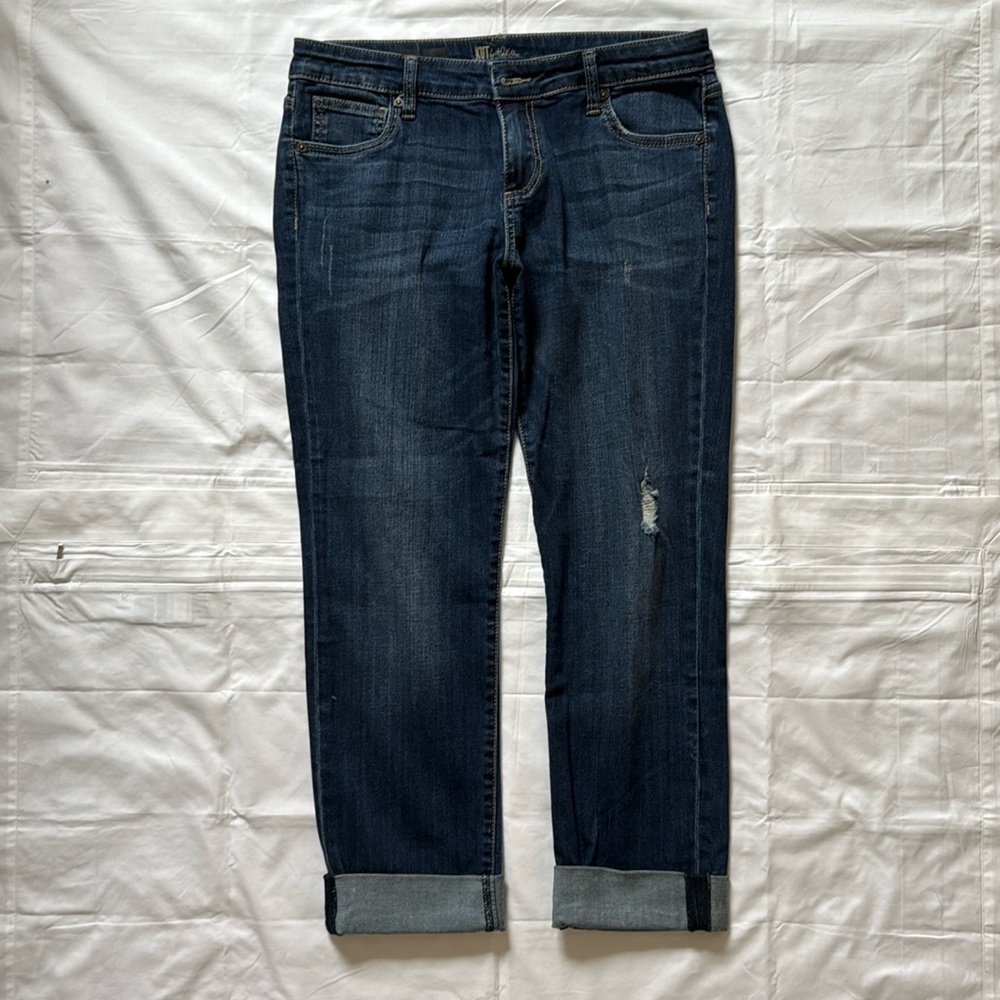 NWOT Kut from the Kloth Catherine Boyfriend Jeans, Size 8.